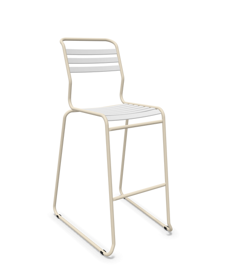 Schaffner Säntis Hocker Freischwinger mit Lattenrost