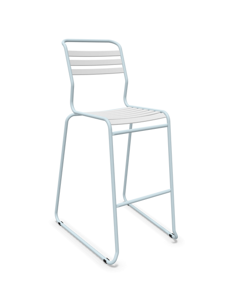 Schaffner Säntis Hocker Freischwinger mit Lattenrost