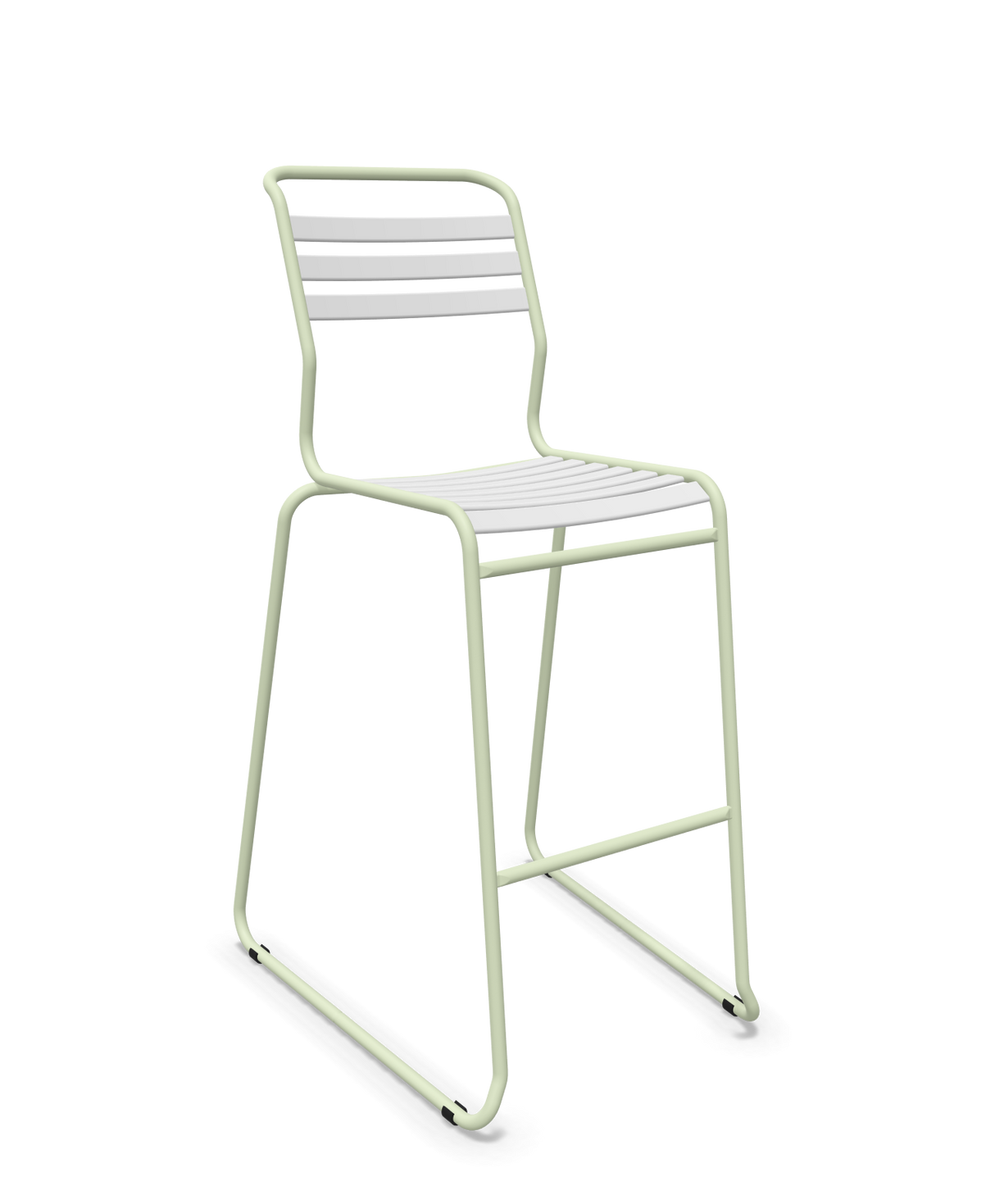 Schaffner Säntis Hocker Freischwinger mit Lattenrost