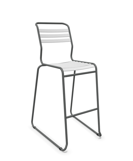 Schaffner Säntis Hocker Freischwinger mit Lattenrost