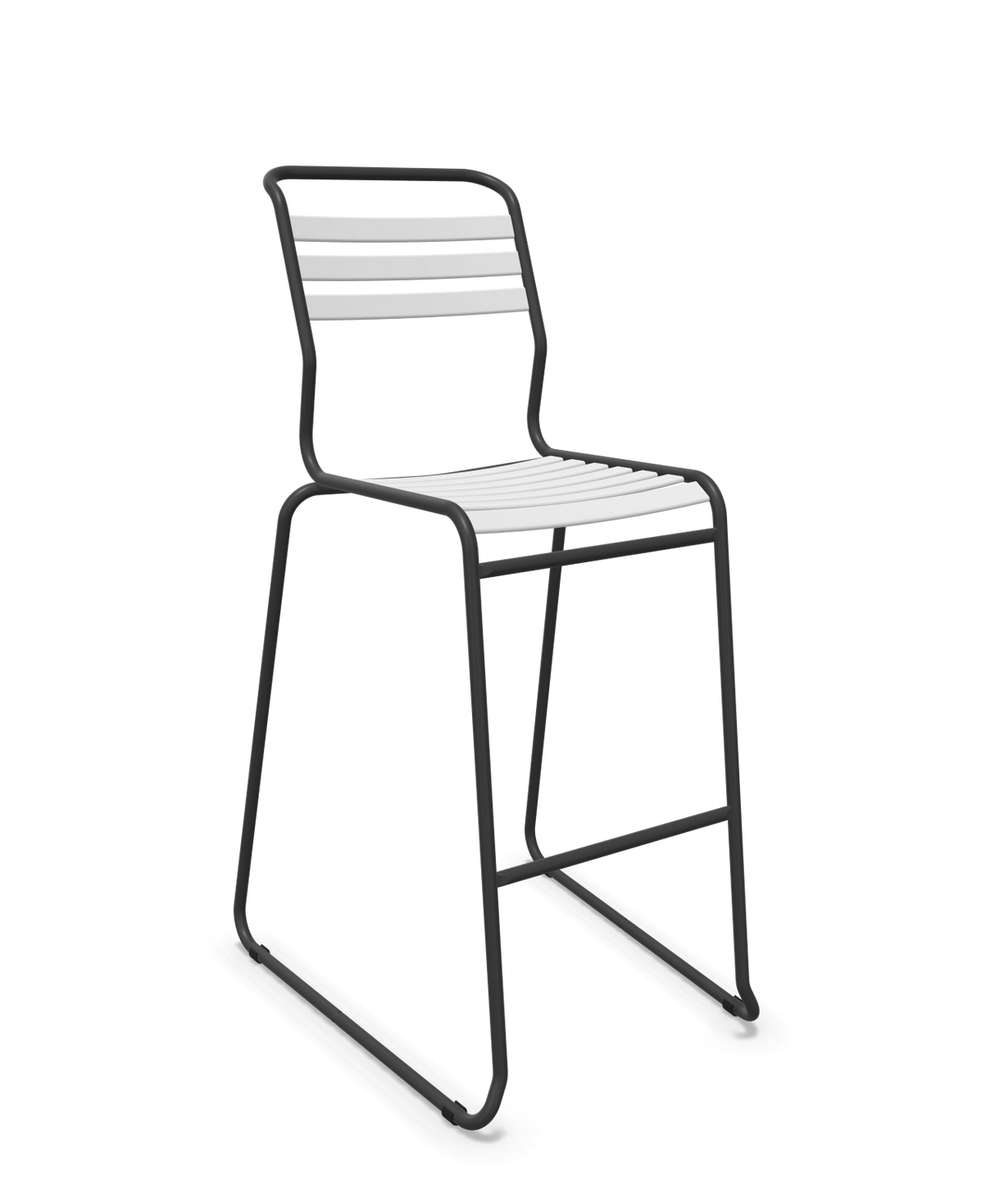Schaffner Säntis Hocker Freischwinger mit Lattenrost