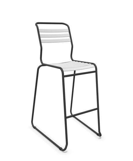 Schaffner Säntis Hocker Freischwinger mit Lattenrost