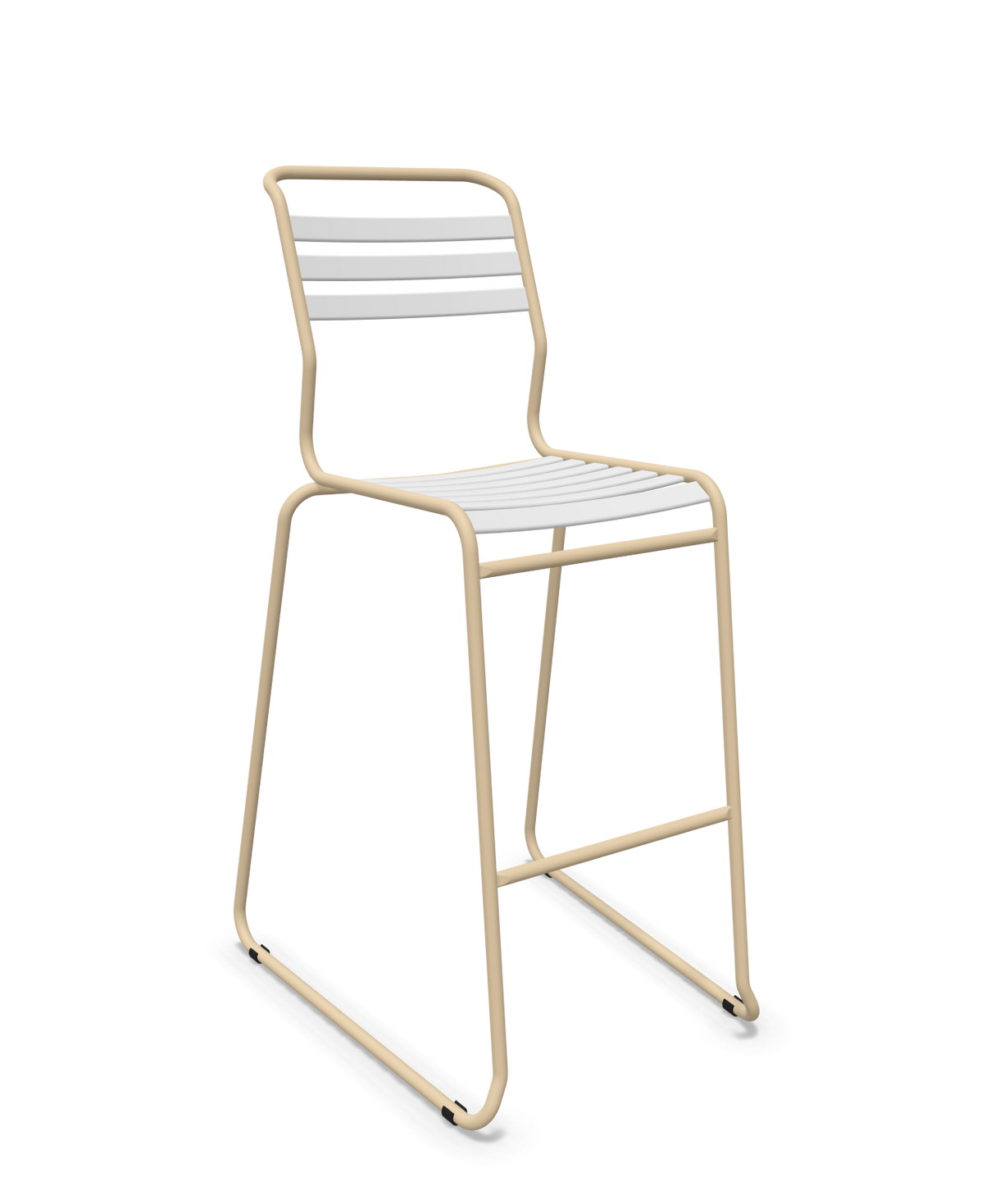 Schaffner Säntis Hocker Freischwinger mit Lattenrost