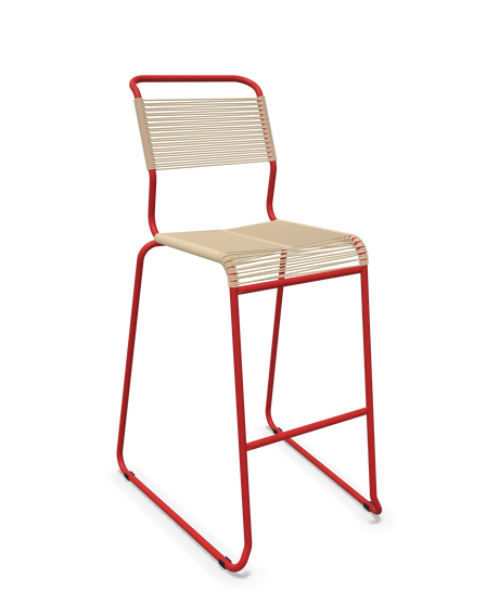 Schaffner Säntis Hocker Spaghetti Freischwinger ohne Armlehnen