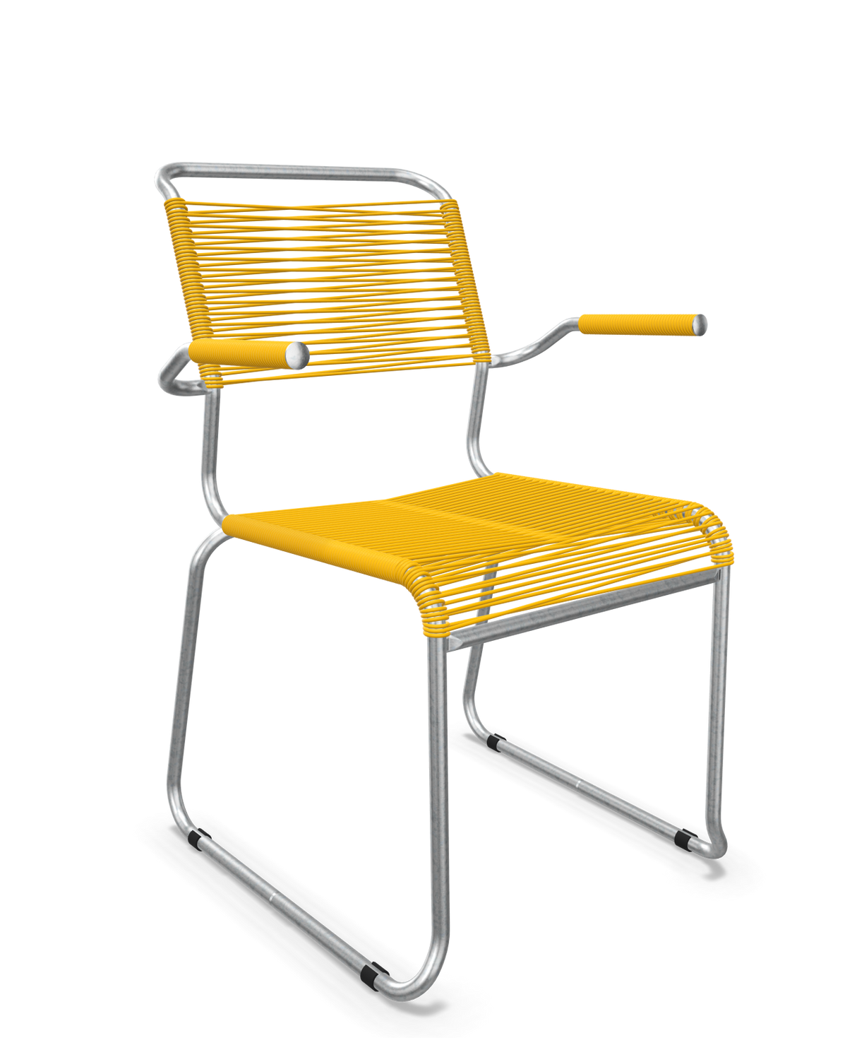 Schaffner Säntis Fauteuil repas Spaghetti pieds en luge
