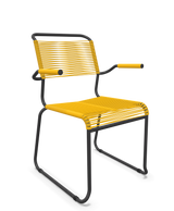 Schaffner Säntis Fauteuil repas Spaghetti pieds en luge