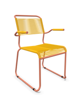 Schaffner Säntis Fauteuil repas Spaghetti pieds en luge