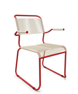 Schaffner Säntis Fauteuil repas Spaghetti pieds en luge