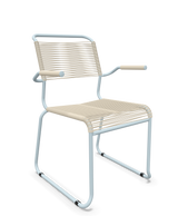 Schaffner Säntis Fauteuil repas Spaghetti pieds en luge