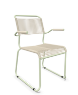 Schaffner Säntis Fauteuil repas Spaghetti pieds en luge