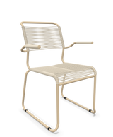 Schaffner Säntis Fauteuil repas Spaghetti pieds en luge