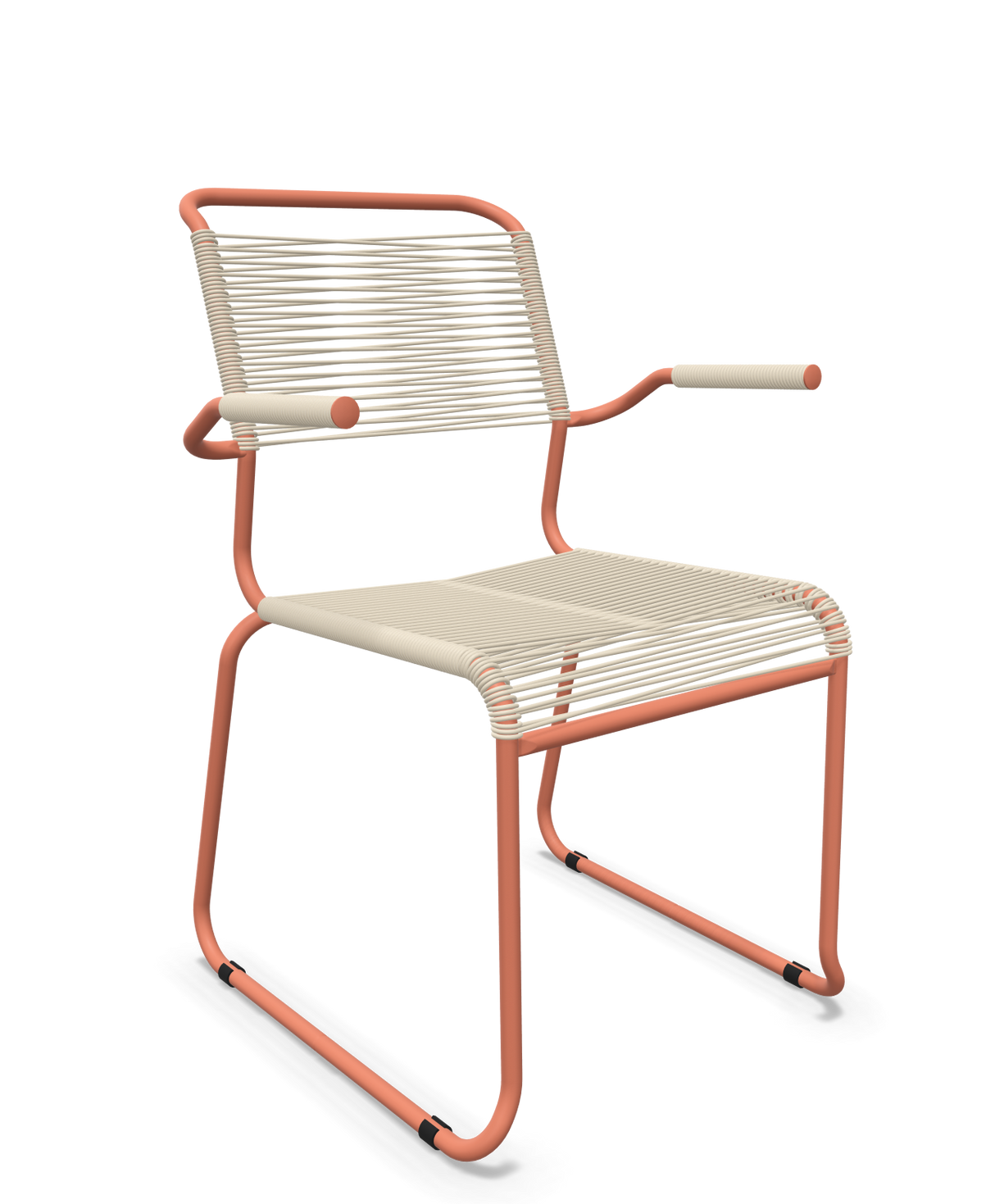 Schaffner Säntis Fauteuil repas Spaghetti pieds en luge