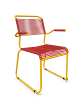 Schaffner Säntis Fauteuil repas Spaghetti pieds en luge