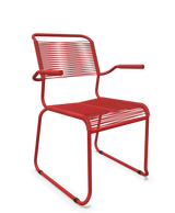 Schaffner Säntis Fauteuil repas Spaghetti pieds en luge