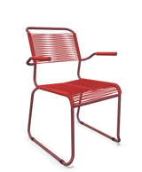 Schaffner Säntis Fauteuil repas Spaghetti pieds en luge