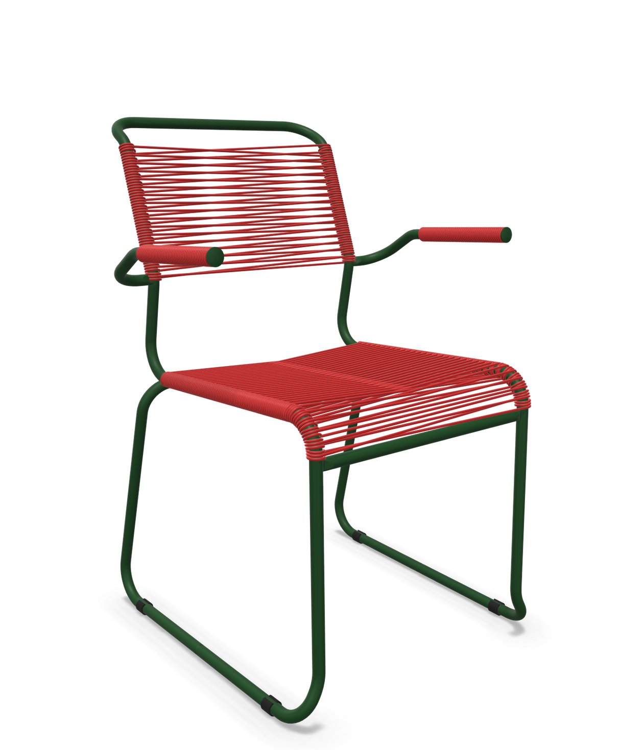Schaffner Säntis Fauteuil repas Spaghetti pieds en luge