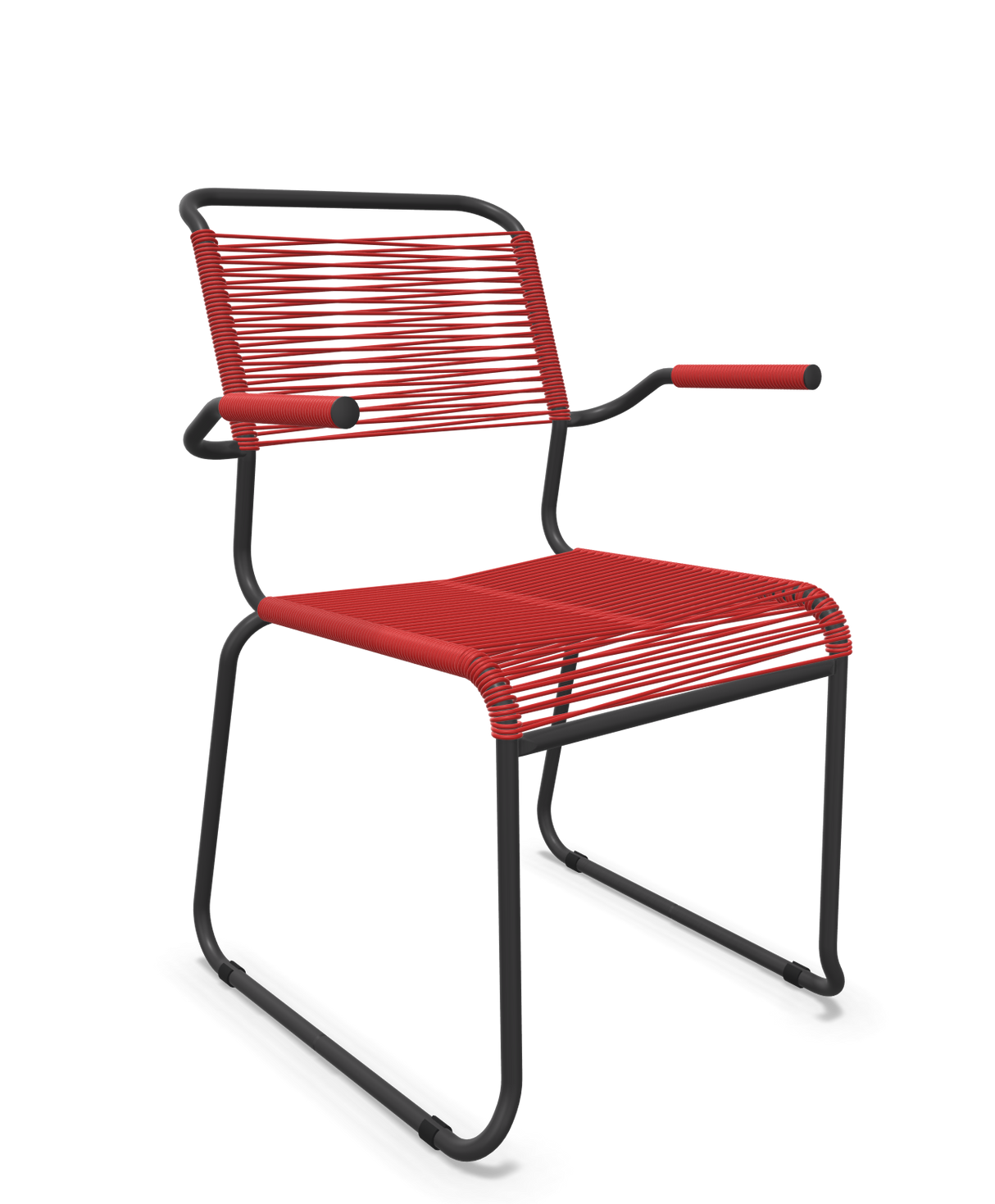 Schaffner Säntis Fauteuil repas Spaghetti pieds en luge