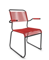 Schaffner Säntis Fauteuil repas Spaghetti pieds en luge