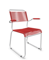 Schaffner Säntis Fauteuil repas Spaghetti pieds en luge