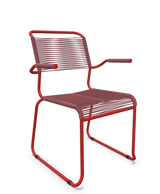Schaffner Säntis Fauteuil repas Spaghetti pieds en luge