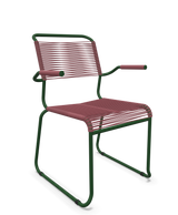 Schaffner Säntis Fauteuil repas Spaghetti pieds en luge