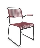 Schaffner Säntis Fauteuil repas Spaghetti pieds en luge