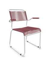 Schaffner Säntis Fauteuil repas Spaghetti pieds en luge