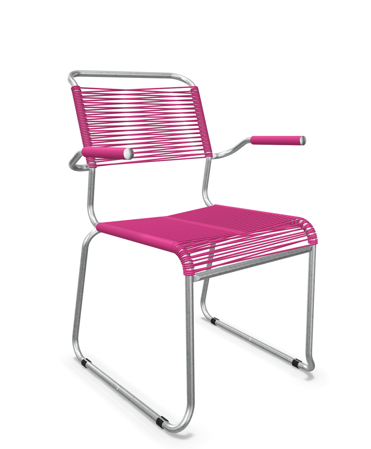Schaffner Säntis Fauteuil repas Spaghetti pieds en luge
