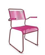 Schaffner Säntis Fauteuil repas Spaghetti pieds en luge