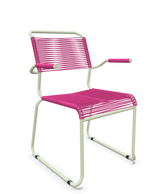 Schaffner Säntis Fauteuil repas Spaghetti pieds en luge