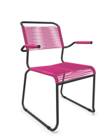 Schaffner Säntis Fauteuil repas Spaghetti pieds en luge