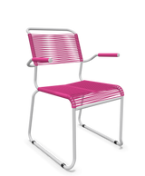 Schaffner Säntis Fauteuil repas Spaghetti pieds en luge