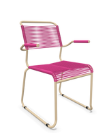 Schaffner Säntis Fauteuil repas Spaghetti pieds en luge