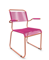 Schaffner Säntis Fauteuil repas Spaghetti pieds en luge