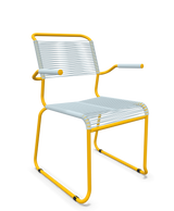 Schaffner Säntis Fauteuil repas Spaghetti pieds en luge