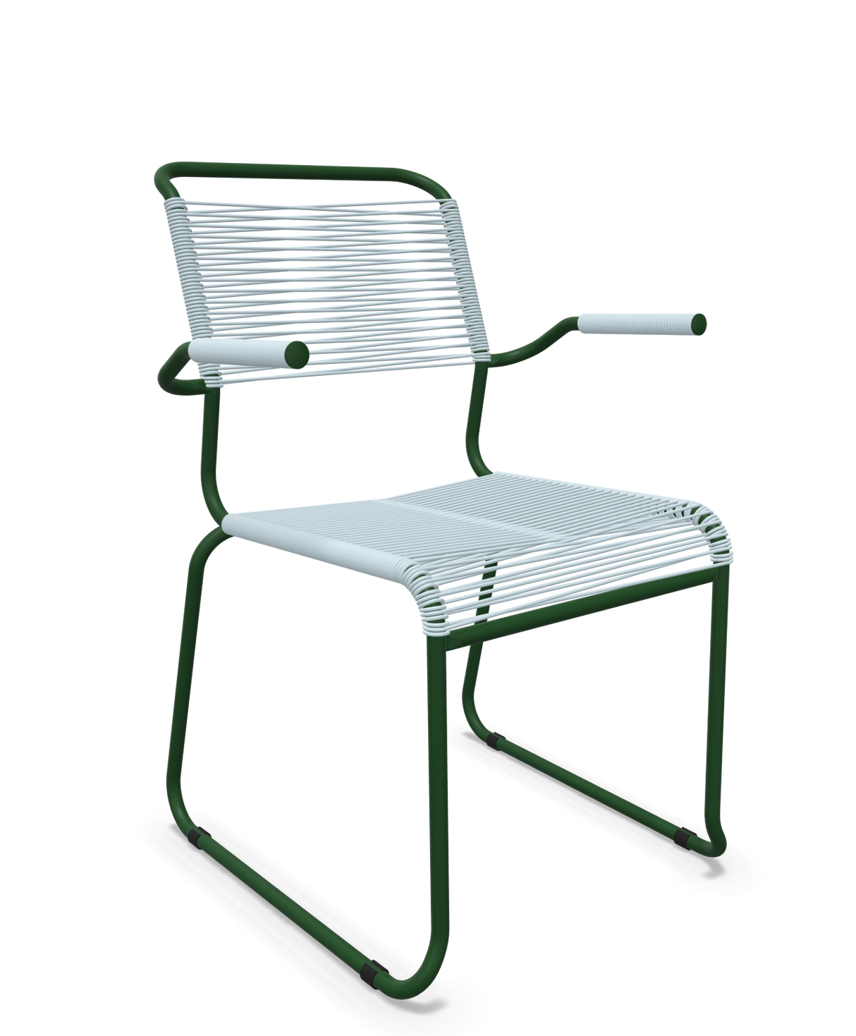 Schaffner Säntis Fauteuil repas Spaghetti pieds en luge