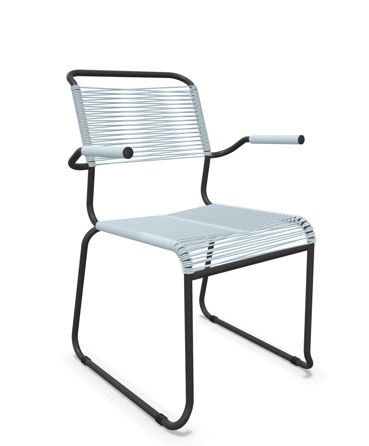 Schaffner Säntis Fauteuil repas Spaghetti pieds en luge