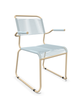 Schaffner Säntis Fauteuil repas Spaghetti pieds en luge