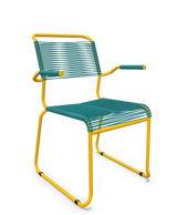 Schaffner Säntis Fauteuil repas Spaghetti pieds en luge