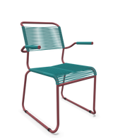 Schaffner Säntis Fauteuil repas Spaghetti pieds en luge