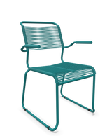 Schaffner Säntis Fauteuil repas Spaghetti pieds en luge