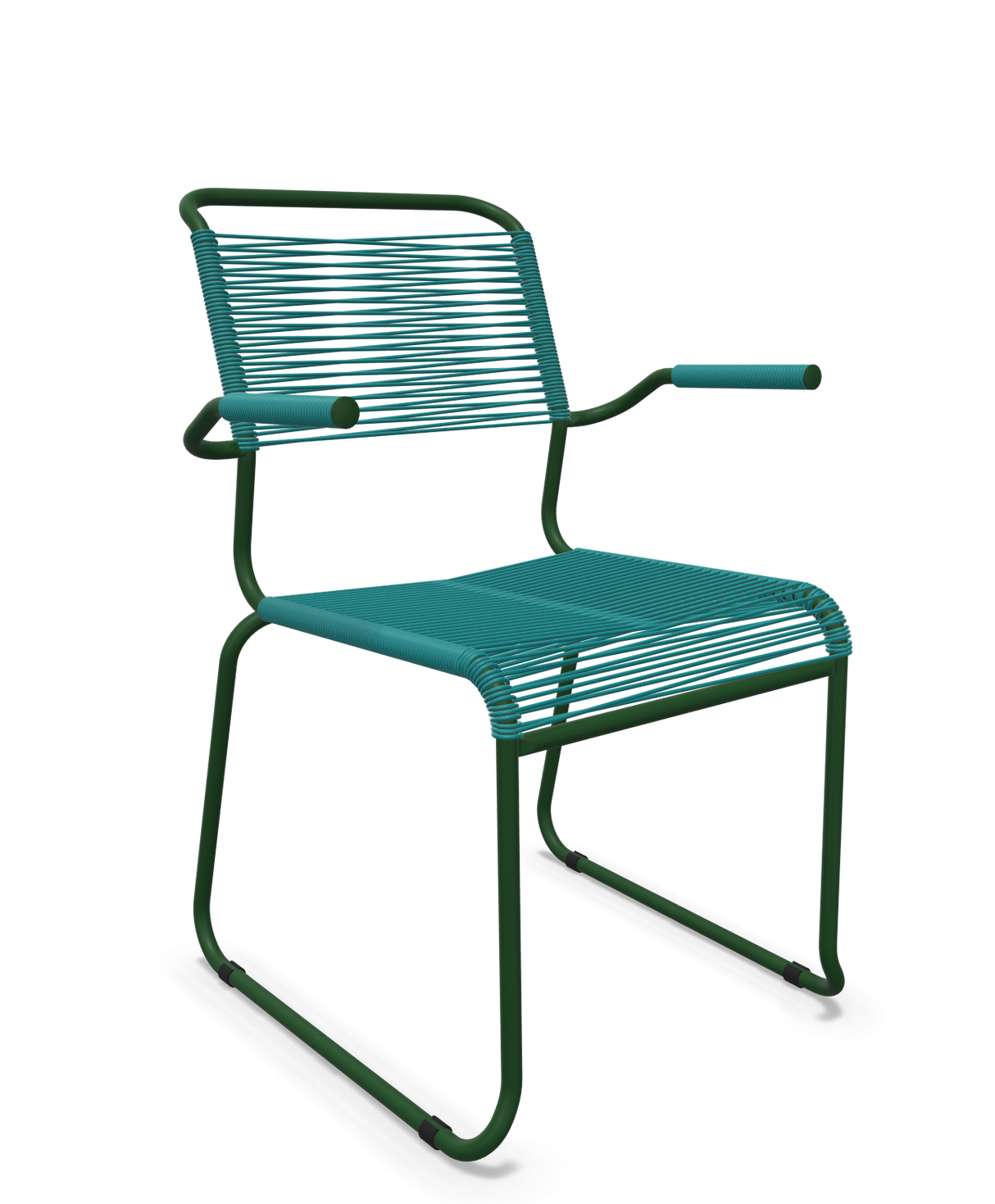 Schaffner Säntis Fauteuil repas Spaghetti pieds en luge