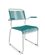 Schaffner Säntis Fauteuil repas Spaghetti pieds en luge