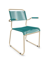 Schaffner Säntis Fauteuil repas Spaghetti pieds en luge
