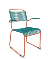 Schaffner Säntis Fauteuil repas Spaghetti pieds en luge