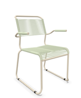 Schaffner Säntis Fauteuil repas Spaghetti pieds en luge