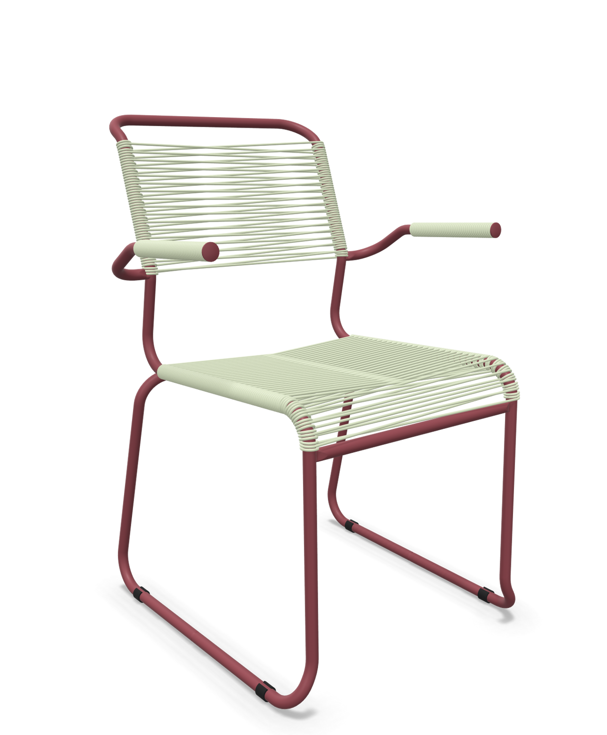 Schaffner Säntis Fauteuil repas Spaghetti pieds en luge
