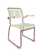 Schaffner Säntis Fauteuil repas Spaghetti pieds en luge