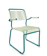 Schaffner Säntis Fauteuil repas Spaghetti pieds en luge