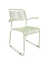 Schaffner Säntis Fauteuil repas Spaghetti pieds en luge